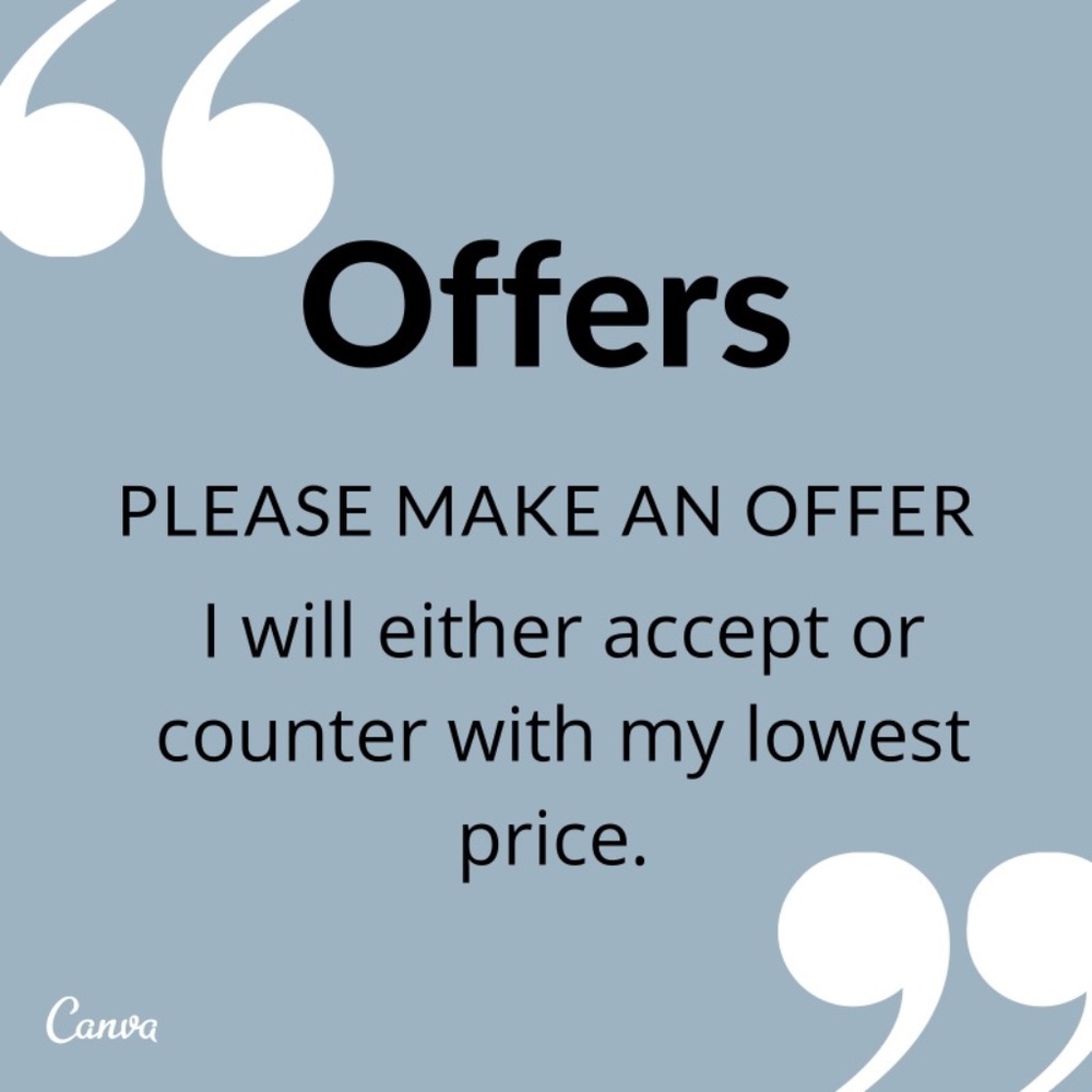 PLEASE MAKE AN OFFER:  SEE NOTES INSIDE